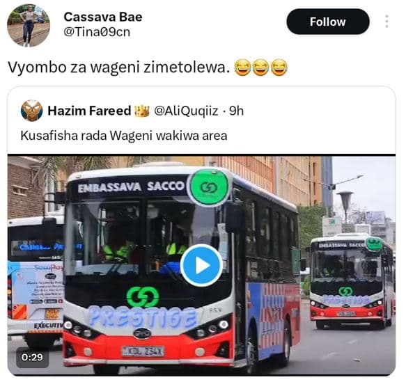 Cassava bae tina0gcn follow vyombo za wageni zimetolewa. hazim fareed aliquqiiz