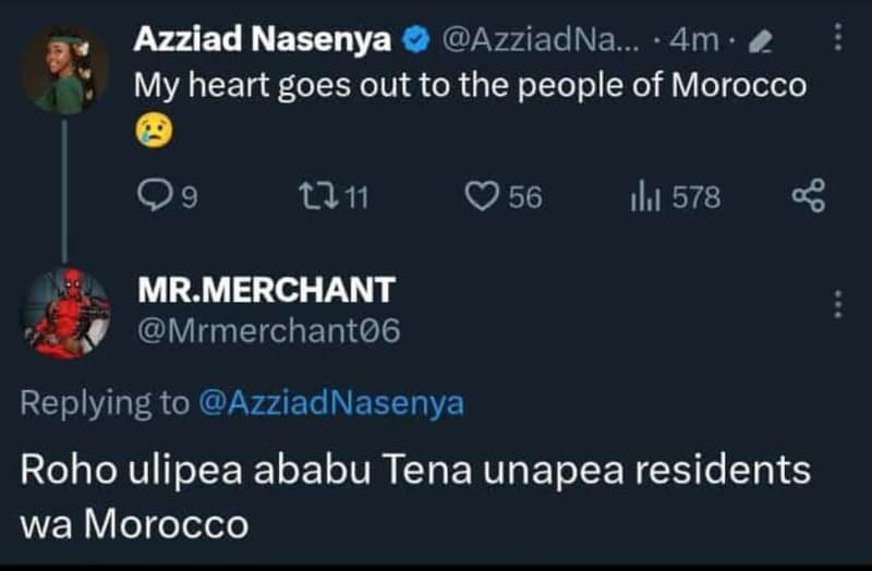 Azziad nasenya azziadna . am my heart goes out to the people of morocco 0, 0 56