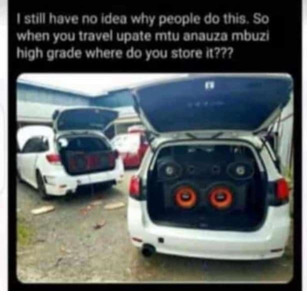 Sull hove no idea why people do ihis so when you tavel upate mtu onauza mbuzi hi