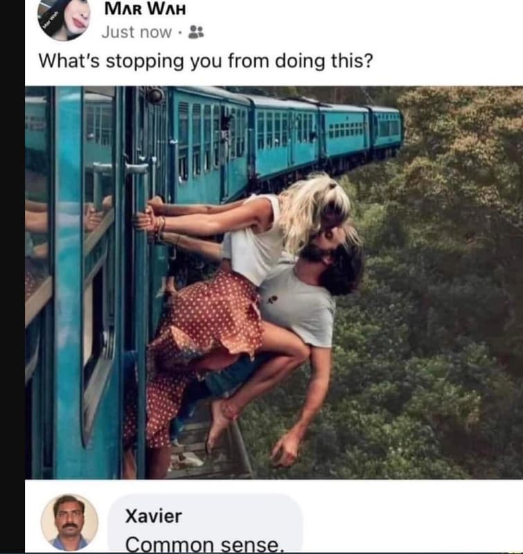 Mar wah just now 88 what's stopping you from doing this? xavier common sense