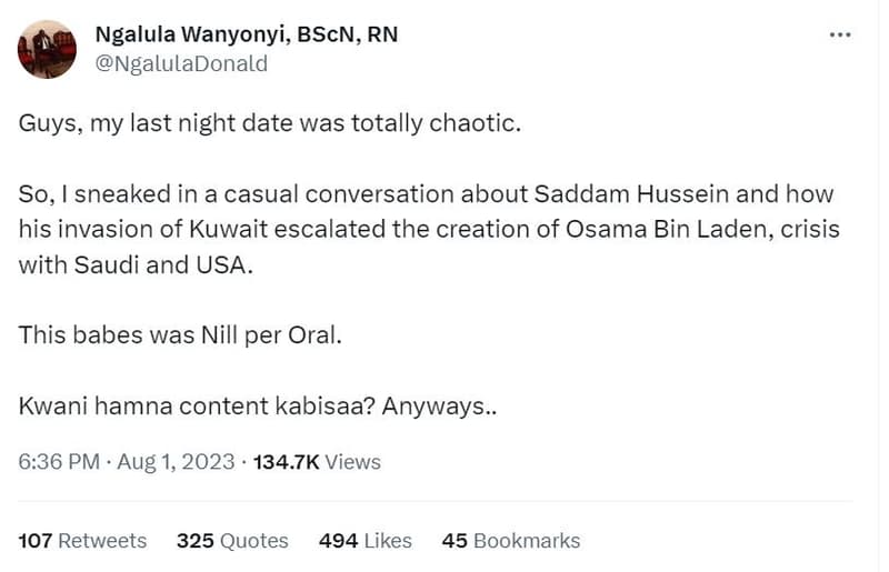 Ngalula wanyonyi, bscn, rn ngaluladonald guys my last night date was totally cha