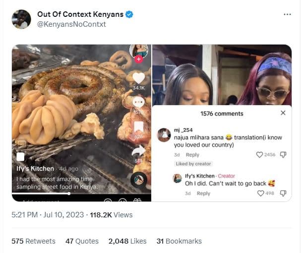 Out of context kenyans kenyansnocontxt comments 254 najua mlinara sana translati