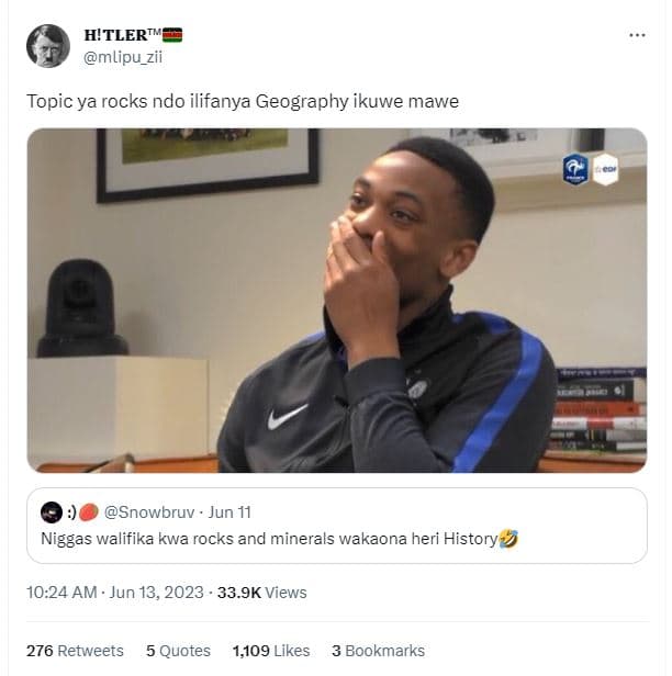 H'tlertm mlipu_zii topic ya rocks ndo ilifanya geography ikuwe mawe snowbruv jun