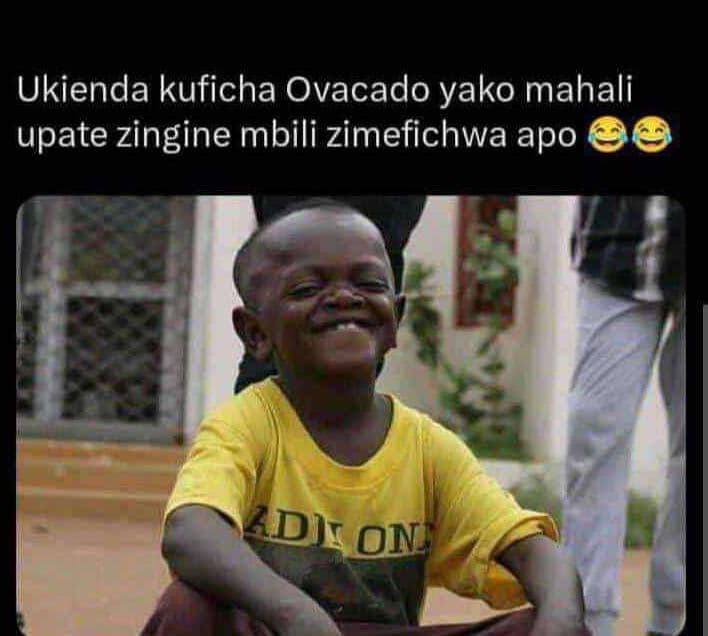 Ukienda kuficha ovacado yako mahali upate zingine mbili zimefichwa apo djr on