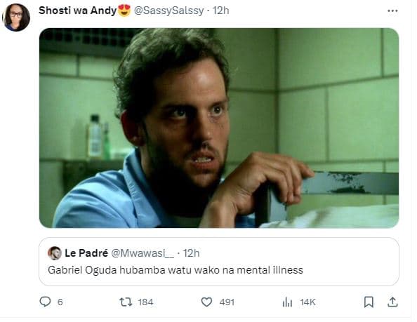 Shosti wa andy sassysalssy . 12h le padré mwawasi 12h gabriel oguda hubamba watu