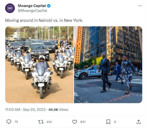 Mwango capital mwangocapital moving around in nairobi vs. in new york 11.00 am s