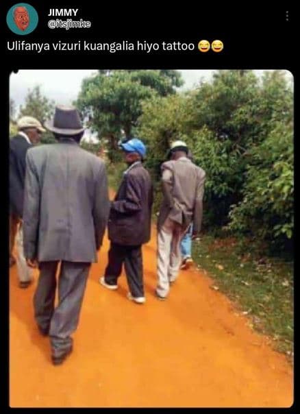 Jimmy iasjiika ulifanya vizuri kuangalia hiyo tattoo