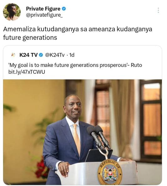 Private figure privatefigure amemaliza kutudanganya sa ameanza kudanganya future