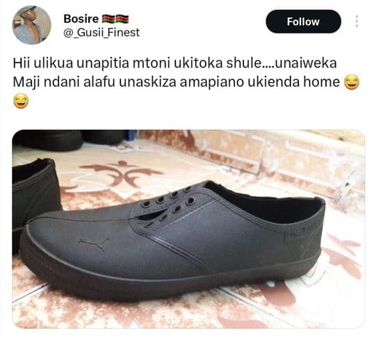 Bosire gusii finest follow hii ulikua unapitia mtoni ukitoka shule_unaiweka maji