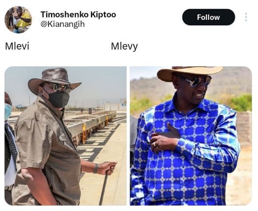 Timoshenko kiptoo kianangih follow mlevi mlevy