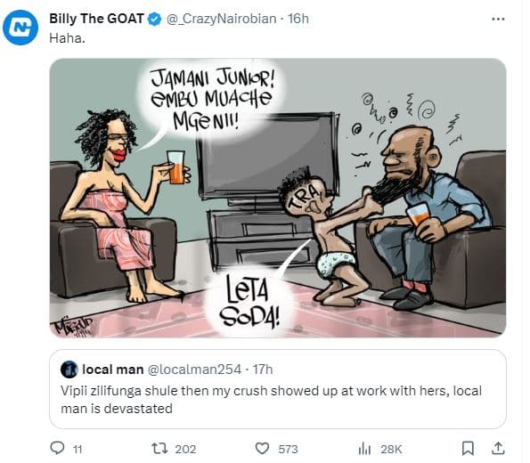 Billy the goat haha crazynairobian 16h jamani junkr! mpu muachle mqenlı lety sod