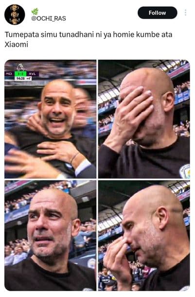 Follow ochiras tumepata simu tunadhani ni ya homie kumbe ata xiaomi