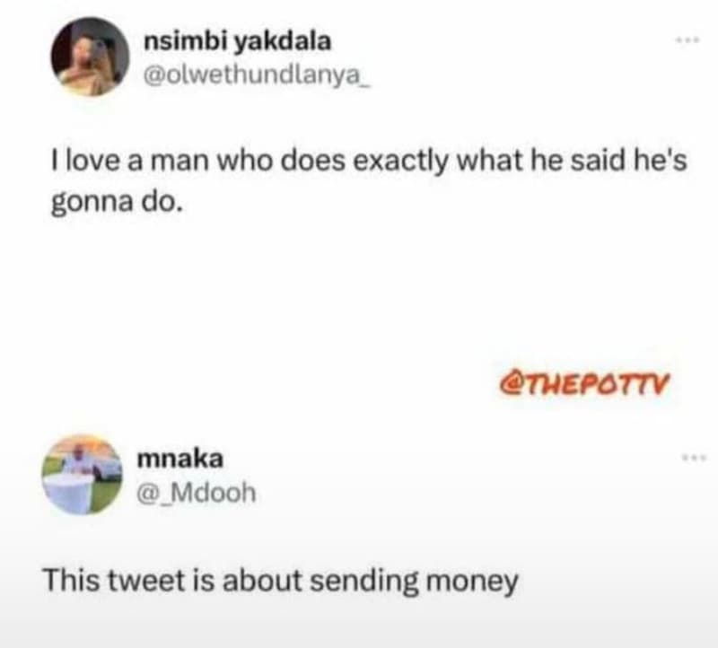 Nsimbi yakdala olwethundlanya love a man who does exactly what he said he's gonn