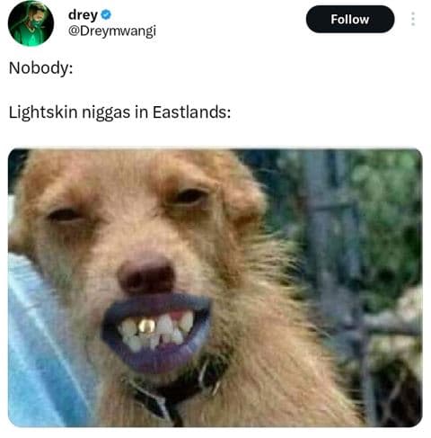 Drey dreymwangi follow nobody lightskin niggas in eastlands