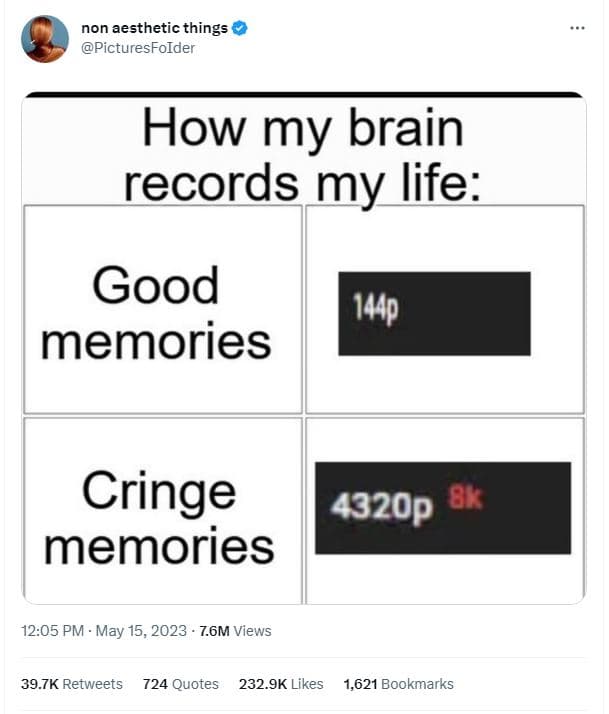 Non aesthetic things picturesfoider how my brain records my_life good memories 1