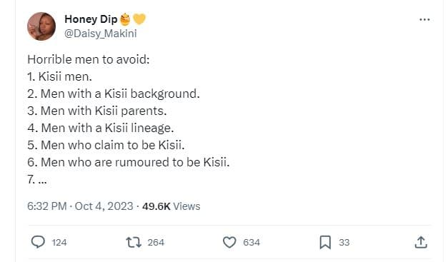 Honey dip daisy_makini horrible men to avoid 1. kisii men. 2. men with a kisii b