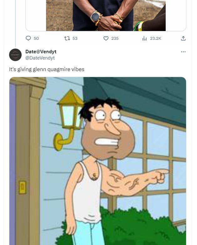 Tl 53 235 ıl 23.2k datevendyt datevendyt it's giving glenn quagmire vibes