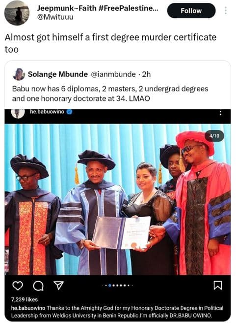 Jeepmunkfaith freepalestine mwituuu follow almost got himself a first degree mur