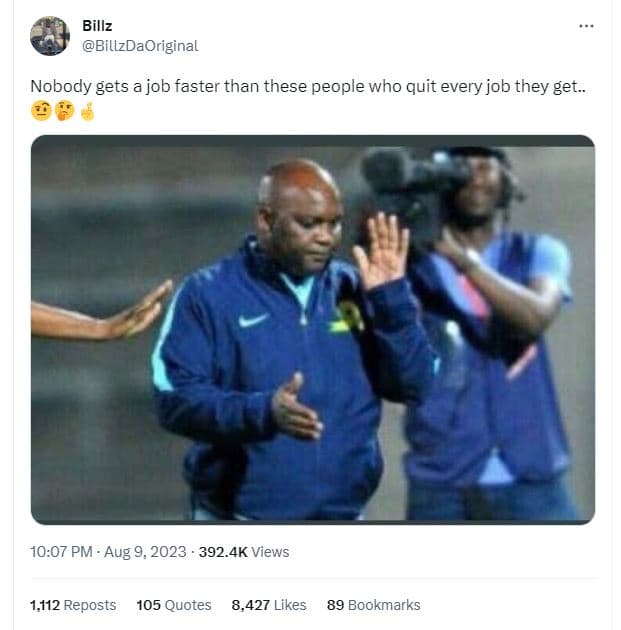 Billz billzdaoriginal nobody gets ajob faster than these people who quit every j