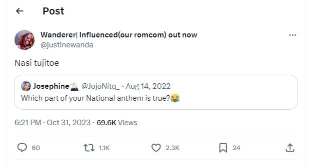 Post wandererl influencedour romcom out now justinewanda nasi tujitoe josephine