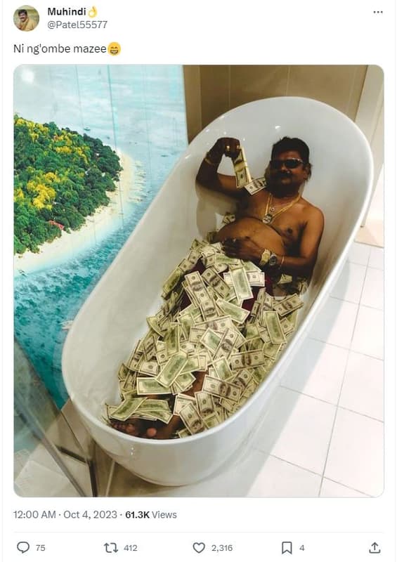 Muhindi patel55577 ni ng'ombe mazee 12.00 am oct 4, 61.3k views 0 75 t2 412 2,31