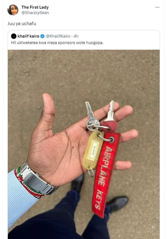 The first lady sharzzysean juu ya uchafu khalif kairo khalifkairo hii ukiwekelea