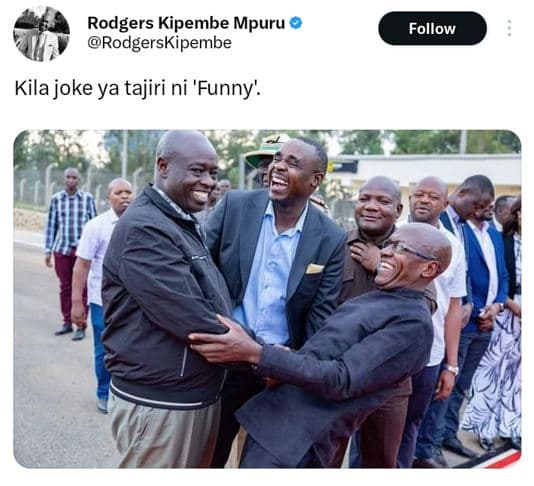 Rodgers kipembe mpuru rodgerskipembe follow kila joke ya tajiri ni 'funny'