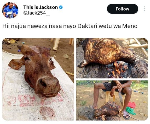 This is jackson jack254 follow hii najua naweza nasa nayo daktari wetu wa meno