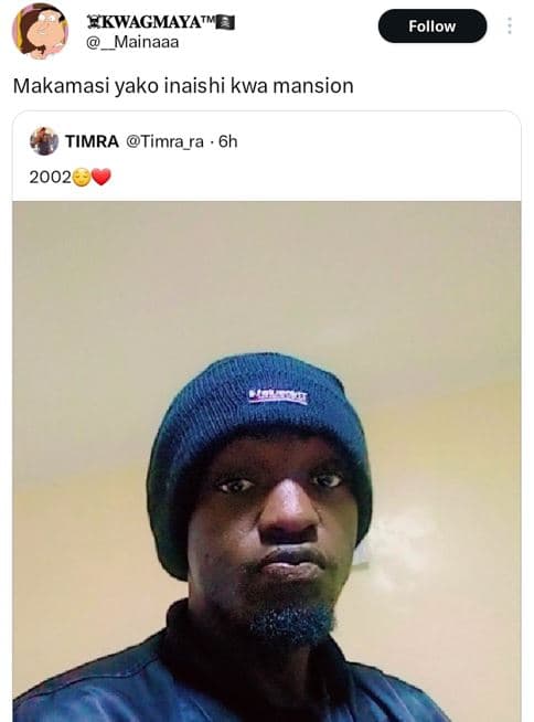 Xkwagmayate mainaaa follow makamasi yako inaishi kwa mansion timra timra_ra 6h