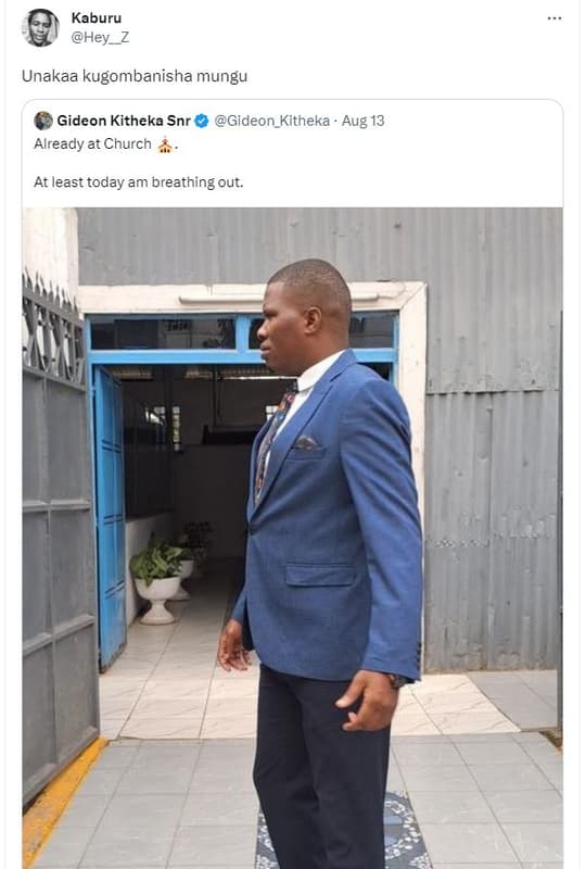 Kaburu hey_z unakaa kugombanisha mungu gideon kitheka snr gideon_kitheka aug 13