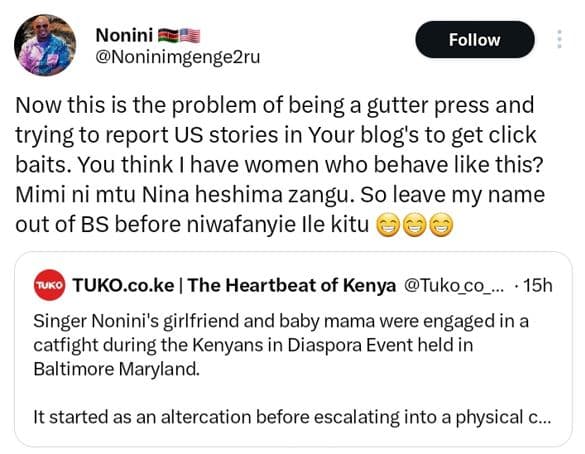 Nonini noninimgengezru follow now this is the problem of being a gutter press an