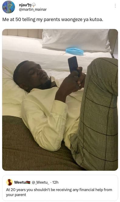 Njau martin_mainar me at 50 telling my parents waongeze ya kutoa. weetuss weetu