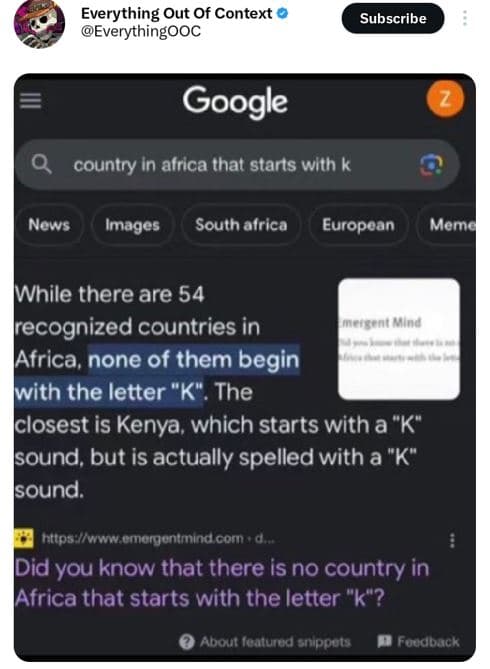 Everything out of context everythingooc subscribe google country in africa that