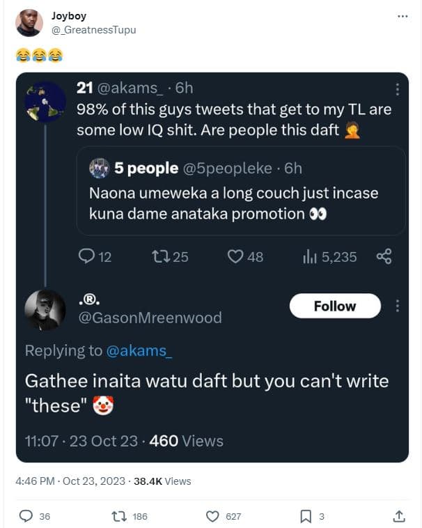 Joyboy greatnesstupu àe6 21 akams _ 6h 98 of this guys tweets that get to my tl