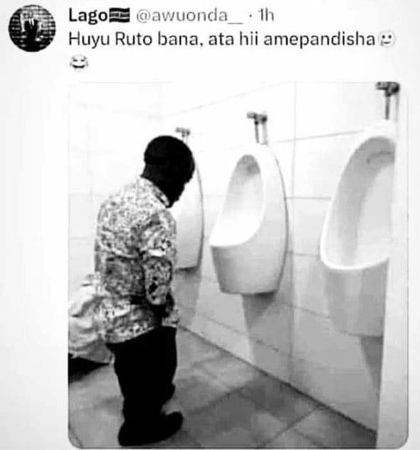 Lago5 awuoncla ih huyu ruto bana, ata hii amepandisha
