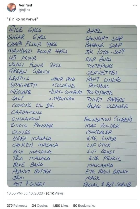 Verified njiiru si niko na wewe ric 6nas ariel sugar 6kgs lajndr7 aap chap_fldr