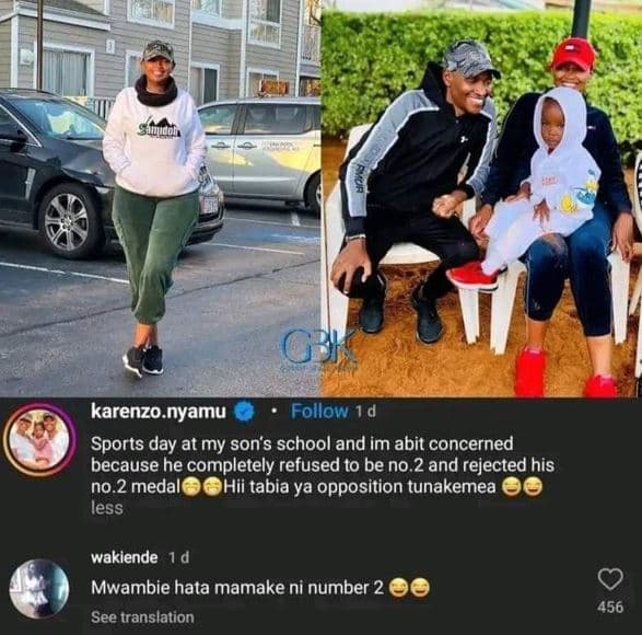 Karenzo nyamu follow 1d sports day at my son's school and im abit concerned beca