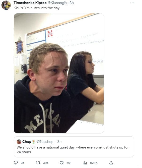 Timoshenko kiptoo kianangih 3h kisii's 3 minutes into the day 44 chep its_chep 3