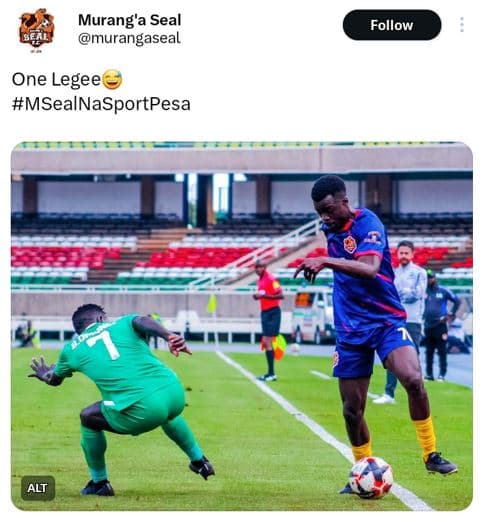 Murang'a seal murangaseal follow one legee msealnasportpesa alt
