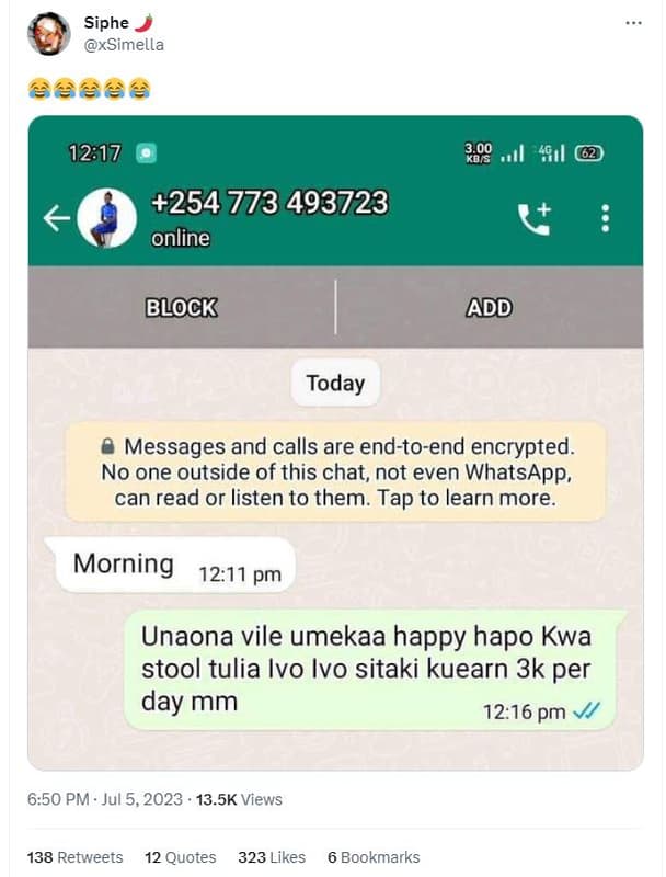 Siphe xsimella gaea4 1217 289 ml '49ı 62 254 773 online block add today messages