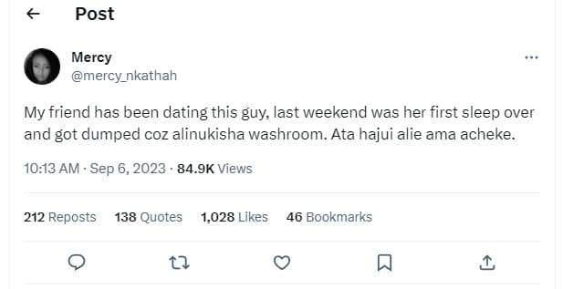 Post mercy mercy_nkathah my friend has been dating this guy last weekend was her