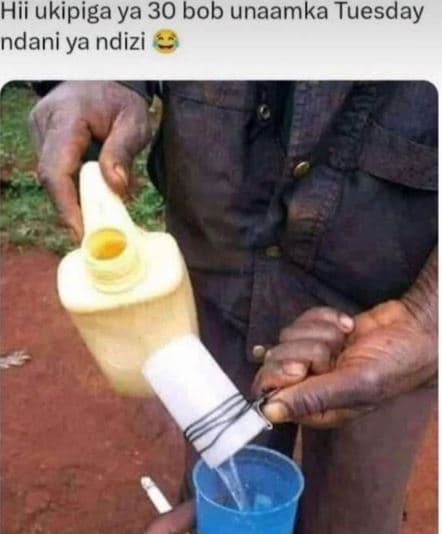 Hii ukipiga ya 30 bob unaamka tuesday ndani ya ndizi