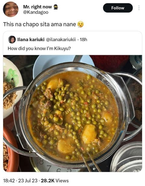 Mr. right now kandagoo follow this na chapo sita ama nane ilana kariuki ilanakar