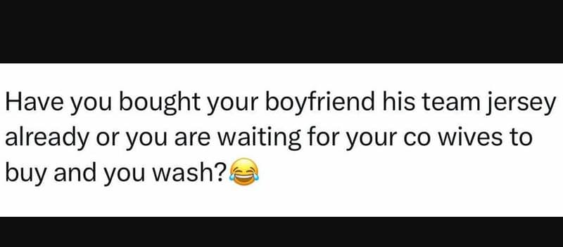 Have you bought your boyfriend his team jersey already or you are waiting for yo