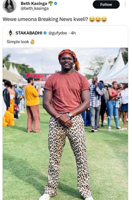 Beth kasinga beth_kasinga follow wewe umeona breaking news kweli? stakabadhi guf