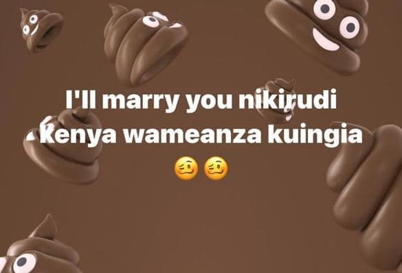 1'il marry you nikirudi kenya wameanza kuingia