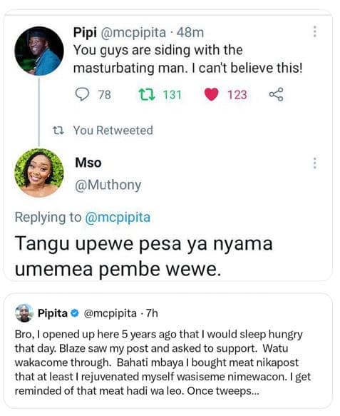 Pipi mcpipita 48m you guys are siding with the masturbating man. can't believe t