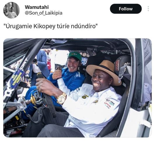 Wamutahi son_of_laikipia follow urugamie kikopey táríe ndundíro