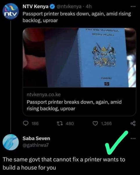 Ntv kenya ntvkenya 4h nt passport printer breaks down, again, amid rising backlo