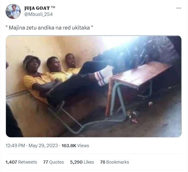 Juja goat mbusii_254 majina zetu andika na red ukitaka 12.49 pm . may 29, 163.8k